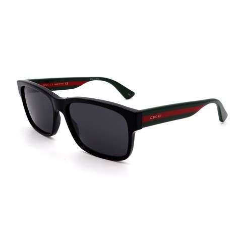 gucci gg0340s 006 black with green and red stripe|Gucci GG0340S Men Eyeglasses (Black) .